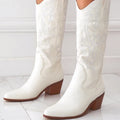 Juniper — Women's Orthopedic Embroidered Western Cowboy Boots