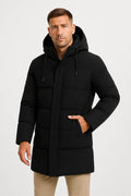 Brooks — Men's Hooded Insulated Longline Puffer Jacket